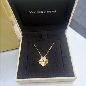 Van Cleef & Arpels Gold Alhambra Necklace